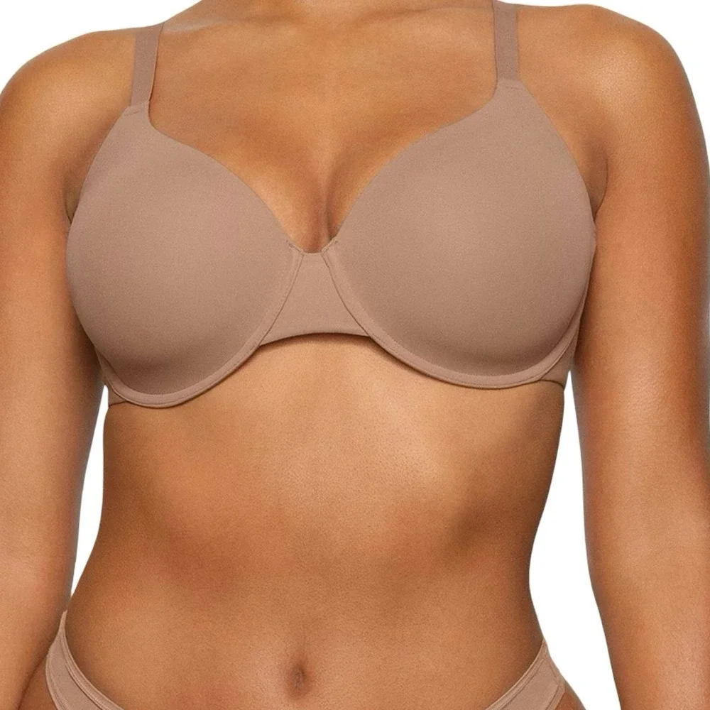 Skims Fits Everybody Tshirt Bra - Sienna - 34B - NWT - Picture 2 of 5